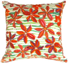 Tahiti Flower Pillow, Complete with Pillow Insert - £14.00 GBP