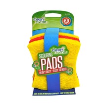 Clean Home Heavy Duty Assorted Color Scouring Pads 3 Pack - £3.11 GBP