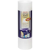 Warp'S Plast O Mat Shelf Liner Ribbed 12" W X 20ft. L Non Adhesive White - $21.95