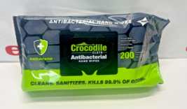 Crocodile Cloth Hand Wipes Cleans Cloths (8.7&quot; x 7.9&quot;) - 1 Pack of 200 - $18.31