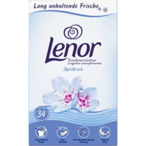 LENOR Scented Dryer Sheets: Spring Scent ( Aprilfrisch) -XL 34 ct.-FREE ... - £9.48 GBP