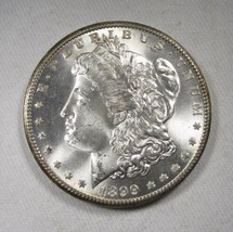 1899-O Silver Morgan Dollar VCH+ UNC AM724 - £115.99 GBP