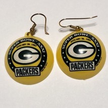 Green Bay Packers Super Bowl Champions Earrings NFL Football Earrings Jewelry - £12.95 GBP