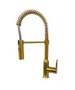 Modern Spring-Type Kitchen Faucet LK18G Gold - £212.85 GBP