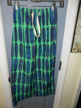 Gap Kids Green Pajama Bottoms W/Skateboard Print Size 8 Boy&#39;s NWOT - £13.42 GBP