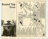 The History and Lore of Round Top Texas Brochure - £14.01 GBP