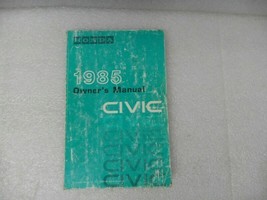 HONDA CIVIC     1985 Owners Manual 17092 - $12.86