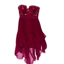 My Michelle Purple Sequin Strapless Prom Dress 1 - £7.94 GBP