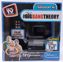 Big Bang Theory Tiny TV Classics Real Working TV And Remote Arcade Toys New - £23.39 GBP