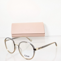 Brand New Authentic Chloe Eyeglasses CE 0033 002 51mm Clear &amp; Gold 0033O Frame - £132.03 GBP