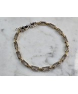 Womens Vintage Estate 18K Gold Diamond Bracelet 14.7g E3382 - $60,109.23 MXN