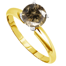 1 Carat Grey Diamond Ring in 14k Gold, exclusive TCE deal! - £477.80 GBP