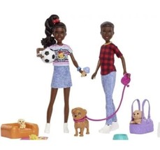 Barbie It Takes Two Playset with Jackson &amp; Jayla Twins Dolls 2022 - £29.65 GBP