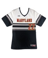 Maryland Terps Womens Medium Softball Jersey Under Armour Terrapins - $25.02 CAD