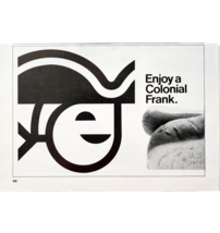 1972 Colonial Frank Hot Dogs Advertisement Boston Massachusetts Vintage ... - $19.99