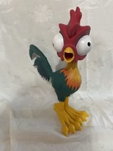 Disney Moana Pet Chicken Hei Hei Rooster Squeeze Squeak Sound 12&quot; Figure Rubber - £11.63 GBP