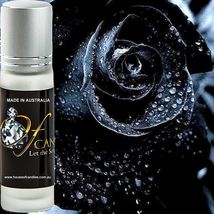 Black Rose &amp; Oud Premium Scented Perfume Roll On Fragrance Oil Vegan - £10.39 GBP+