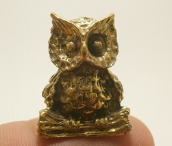 tiny Owl magic bird Thai miniature mini amulet talisman blessed for good luck an - £23.02 GBP