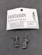 (2) Fantassin Miniatures 15mm General With Infantry Metal Miniatures NP-3 - $12.86