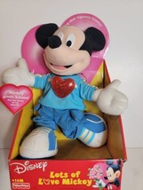 Disney Fisher-Price Lots of Love Mickey Plush Y2K USA RARE Original Box Vintage - $48.99