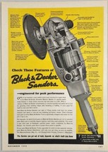 1944 Print Ad Black &amp; Decker Electric Sanders Made in Towson,Maryland - $17.08