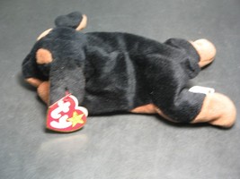 Ty B EAN Ie Baby &quot;Doby&quot; The Doberman 10-9- 1996 Retired Mwmt Style 4110 - £4.50 GBP