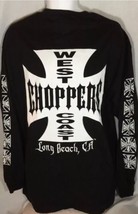 Jesse Who? West Coast Choppers Iron Cross Cotton Lg Sleeves Black Men&#39;s ... - $69.99