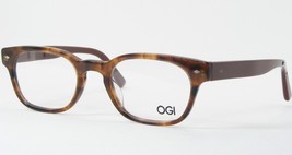 OGI Evolution 9606 442 Demi Gelb-Braun Brille Brillengestell 50-21-150 IN Japan - £88.12 GBP