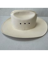Eddy Bros Natural Hard Straw Cowboy Hat Men’s Size 5 Small - $31.08 CAD