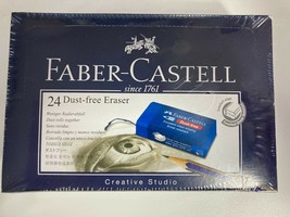 FABER CASTELL Dustfree eraser Blue * 24EA 187201 - £29.13 GBP