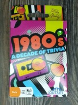 1980s A Decade of Trivia Party Card Game Retro Family Game Night Movies-... - £3.80 GBP