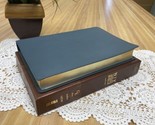 Niv, Thinline Reference Bible, Large Print, Blue Genuine BUFFALO Leather!! - $75.47