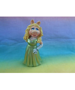 Disney Muppets Miss Piggy PVC Green Dress Figure or Cake Topper - as is - £6.38 GBP