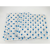 Ikea Gronska Prickar Wilj Sheer Polka Dot Curtains White Blue Panel Pair - $19.60