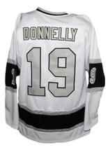 Any Name Number New Haven Nighthawks Retro Hockey Jersey New Donelly White image 2