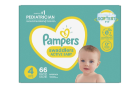 Pampers Swaddlers Diapers Size 4 66.0ea - £40.00 GBP