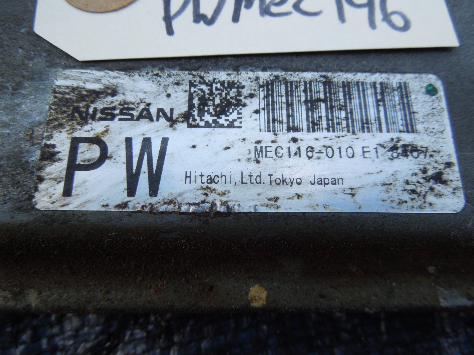 2009 Nissan Murano 3.5 engine computer ECM ECU mec116-010 e1 Hitachi PW OEM Item image 3
