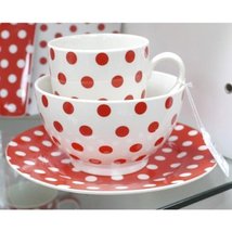 Lesser and Pavey 20 cm Cascade Break Fast Set, Red/ White - £20.93 GBP