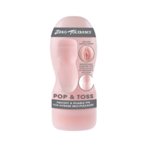 Zero Tolerance Pop &amp; Toss Squeezable Stroker - Realistic &amp; Textured Male... - $20.99