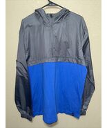 Under Armour Men&#39;s Large Hooded Anorak Jacket 1/3 Zip Windbreaker Grey B... - $1,085.72 MXN