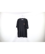 Tommy Bahama Relax Mens Large Faded Spell Out Fire Flames Double Sided T-Shirt - $34.60