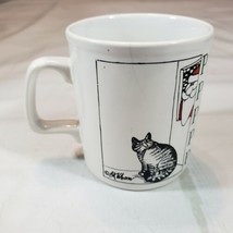 Vintage B. Kliban Kiln Craft Mug Cat Santa Claus Peace Christmas England... - $45.53