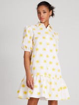 Kate Spade Suns Lake Dress White Yellow Seersucker XS - £68.58 GBP