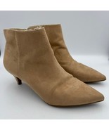 Circus by Sam Edelman Kirby Suede Pointed Toe Booties Size 10M Tan - $44.81 CAD