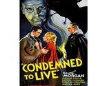 Condemned to Live (1935) Rare Classic Horror Mystery Film DVD Vintage - $18.55