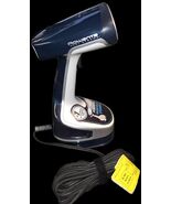 Rowenta X-Cel DR8120 Powerful Garment Fabric Steamer Blue Silver Handheld - $464.03 MXN
