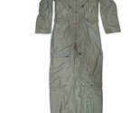 Flyers Coveralls Flight Suit Sage Green Womens Size 28MR Fire Resistant - $39.55