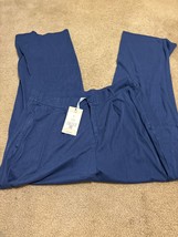 Halara Pants Womens Size X-Large XL BlUE Wide Leg Pleated High Rise Pock... - £20.37 GBP