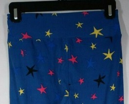 LuLaRoe One Size Leggings With Blue Starry Night Design - $9.69