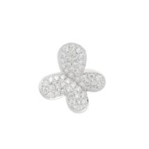 14K Diamond Tiny Butterfly Pendant - £784.35 GBP